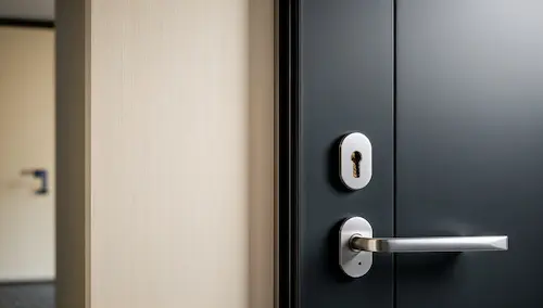 Peak Locksmith technician cutting a key for a University Place, WA customer