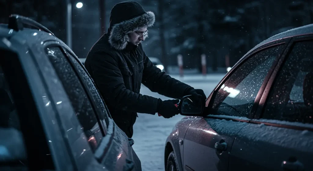 Peak Locksmith technician unlocking a car door in Tacoma, WA